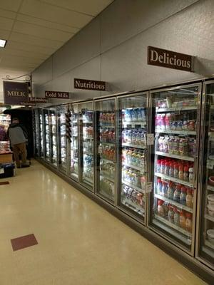 Dairy section