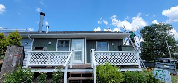 Uniondale New Siding (Back) After