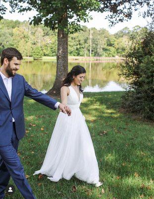 Wedding dress altered by Sunshine Alterations