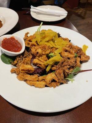 Calamari appetizer