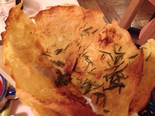 Flat bread with Rosemary and garlic