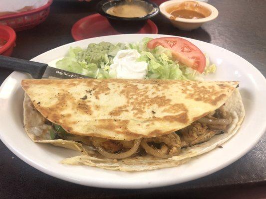 Chicken Quesadilla Rellena