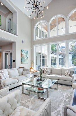 Gorgeous light and bright family room