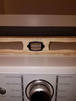 Check level of washer after installing.