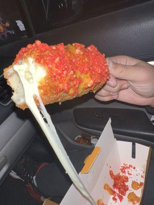 #7 Hot Cheeto Kong Dog.... That pull!