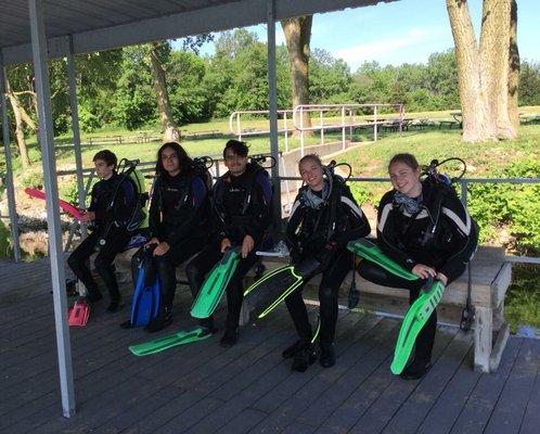 Advanced open water certification dives