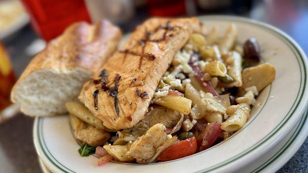 Mediterranean Penne with Salmon