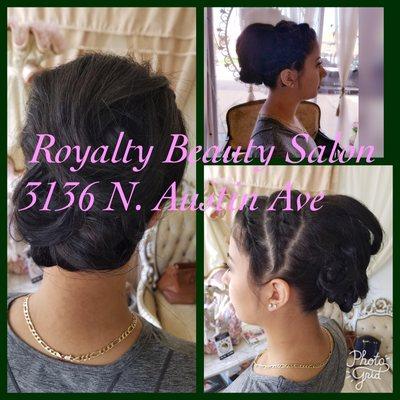 Updo at Royalty Beauty Salon