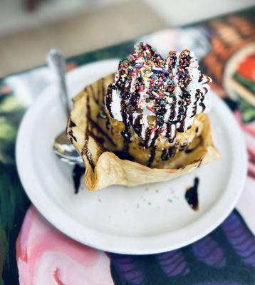 Fried ice cream