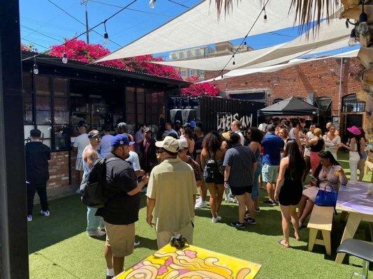 Dance floor & tables