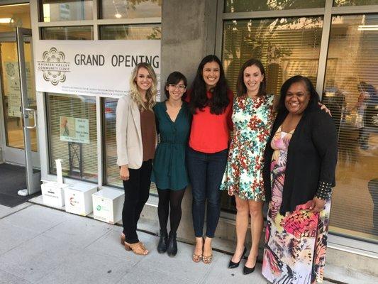 Some of our providers in front of RVCC on our Grand Opening!