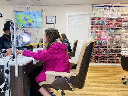 Nail salon