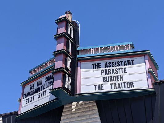 The old Landmark Theatre: part of Dramatic Challenge, (part 2? We made a video, acting out a scene from "The Burden").