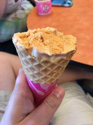 Pumpkin pie ice cream