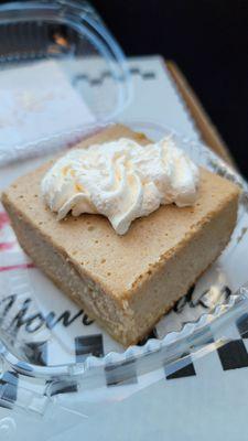 Egg nog cheesecake