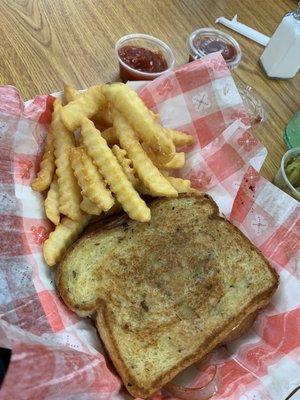 Patty Melt & Fries