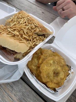 Cuban sandwich & tostones 10/8/21