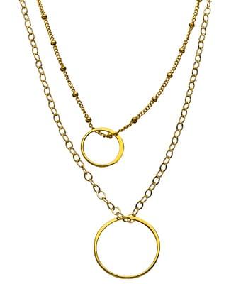 double gold fill 17" necklace- great for everyday and also great for layering!