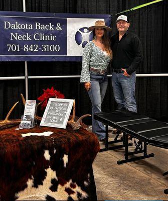 MASSAGE AND CHIROPRACTIC BEHIND THE CURTAINS OF THE RODEO