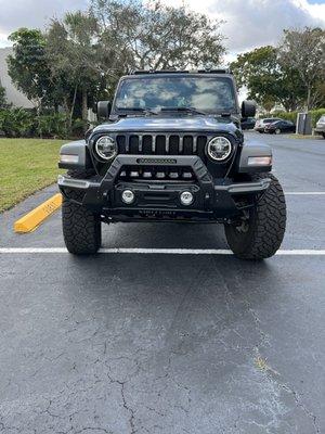 New smittybilt front bumper