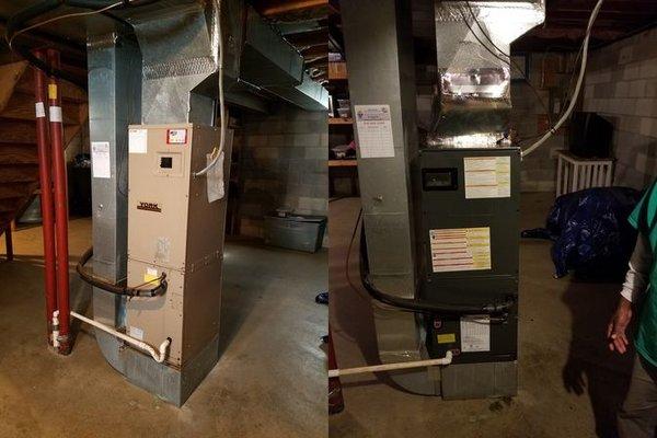 Before & After Furnace Installation in Annapolis, MD