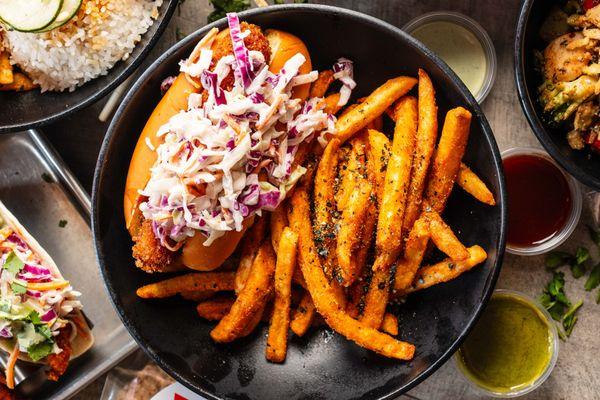 PONKO Hot Dog and Fries