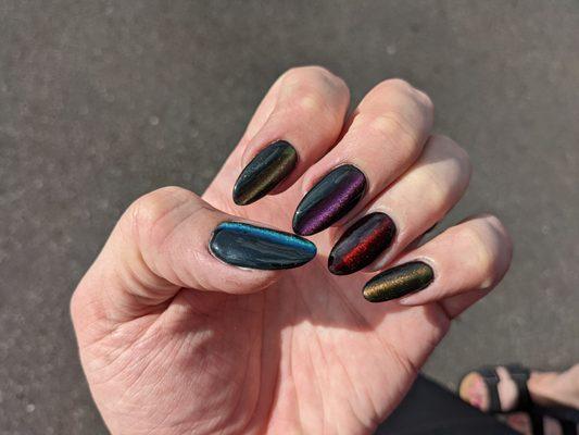 9D Cat Eye Nails