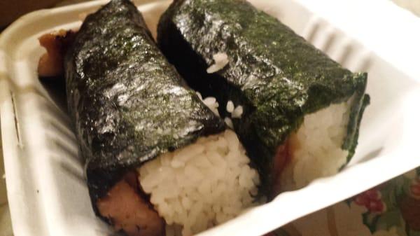 Spam and Hawaiian Chicken Musubi