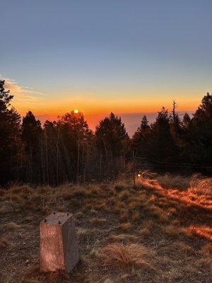 Sunset on Mount Lemmon