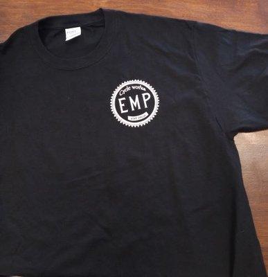 EMP Logo 100% cotton T-Shirt! Sizes available SM-2XL! 
 (FRONT)