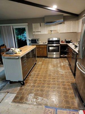 Kitchen remodel before