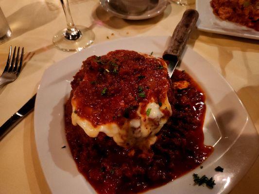 Eggplant parmigiana