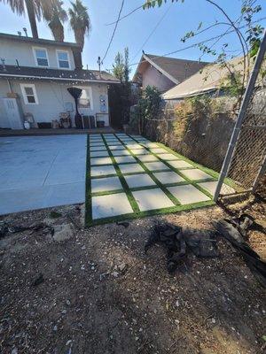 Yard renovation