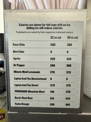 Drink calories.