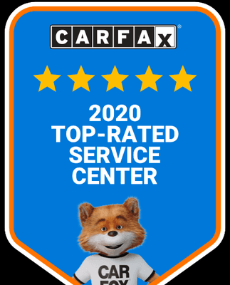 CARFAX Top-Rated Service Center for 2020!