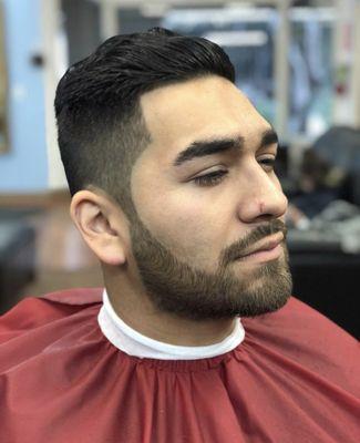 1 on the Side / Comb Over / Beard work