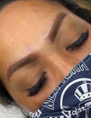 Ombré Brows & Lashes.