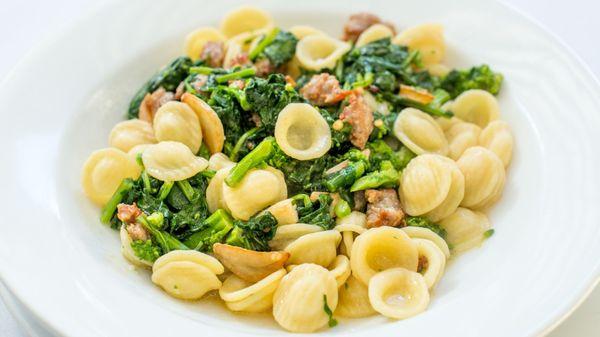 Orecchiette al Broccoli Rape e Sausage