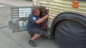 One of the many satisfied customers we have. working on their high dollar motorhome.