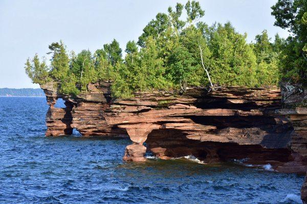 The sea caves