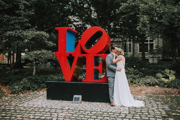 The city of brotherly love... and the campus of love in the heart of Philly! We love hosting weddings here at Penn.