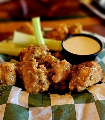 Garlic parmesan chicken bites