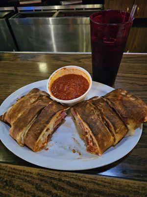 Original Stromboli with a Diet Pepsi