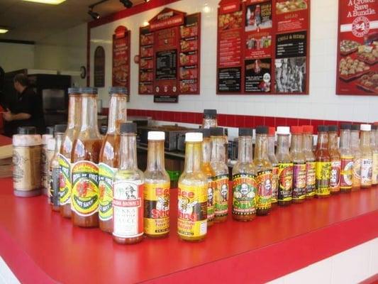 Firehouse Subs on Cortez in Bradenton, FL: Hot Sauce collection