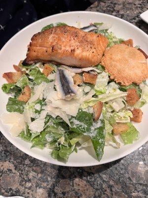 Caesar with salmon