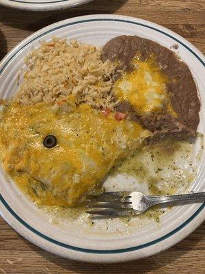 Cheese enchiladas