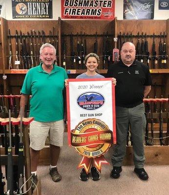 Voted "Best Gun Shop 2020"