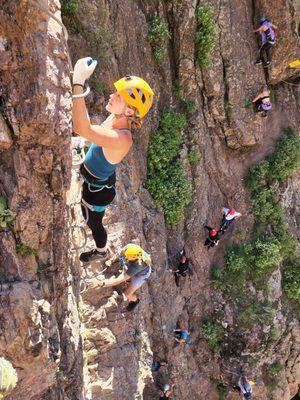 Via Ferrata downstream route