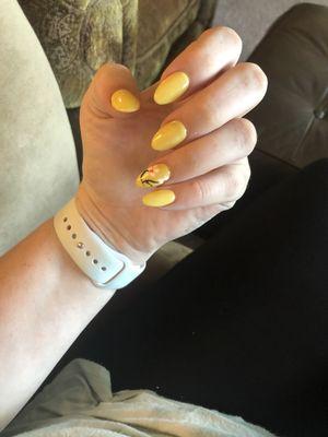 Acrylics done at La Belle