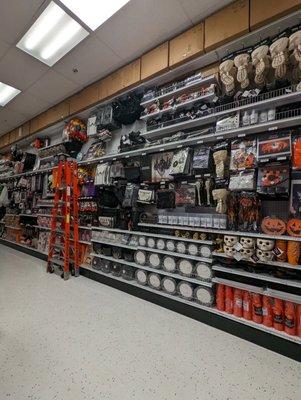 Assortment of Halloween and party decor available in the store